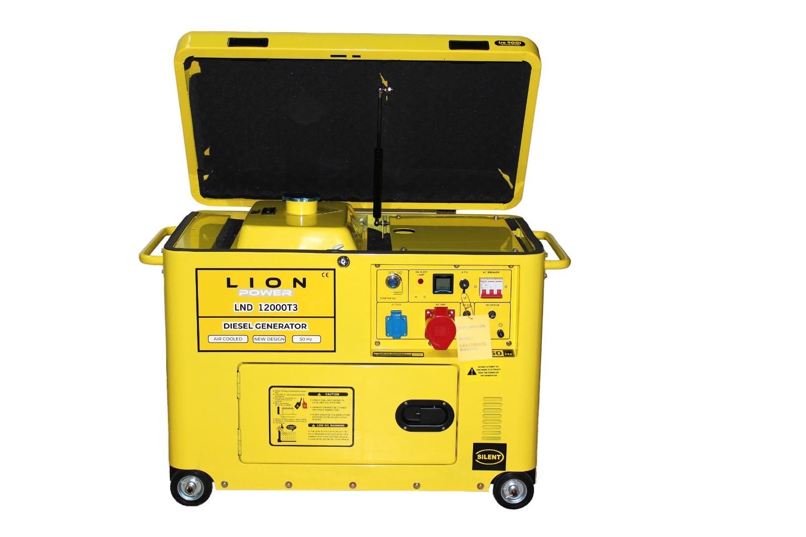 LND12000T3 Kabinli Dizel Jeneratör