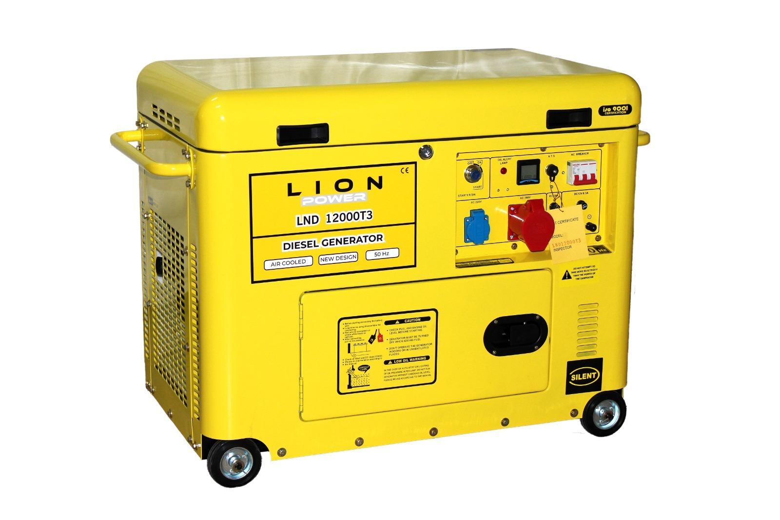 LND12000T3 Kabinli Dizel Jeneratör