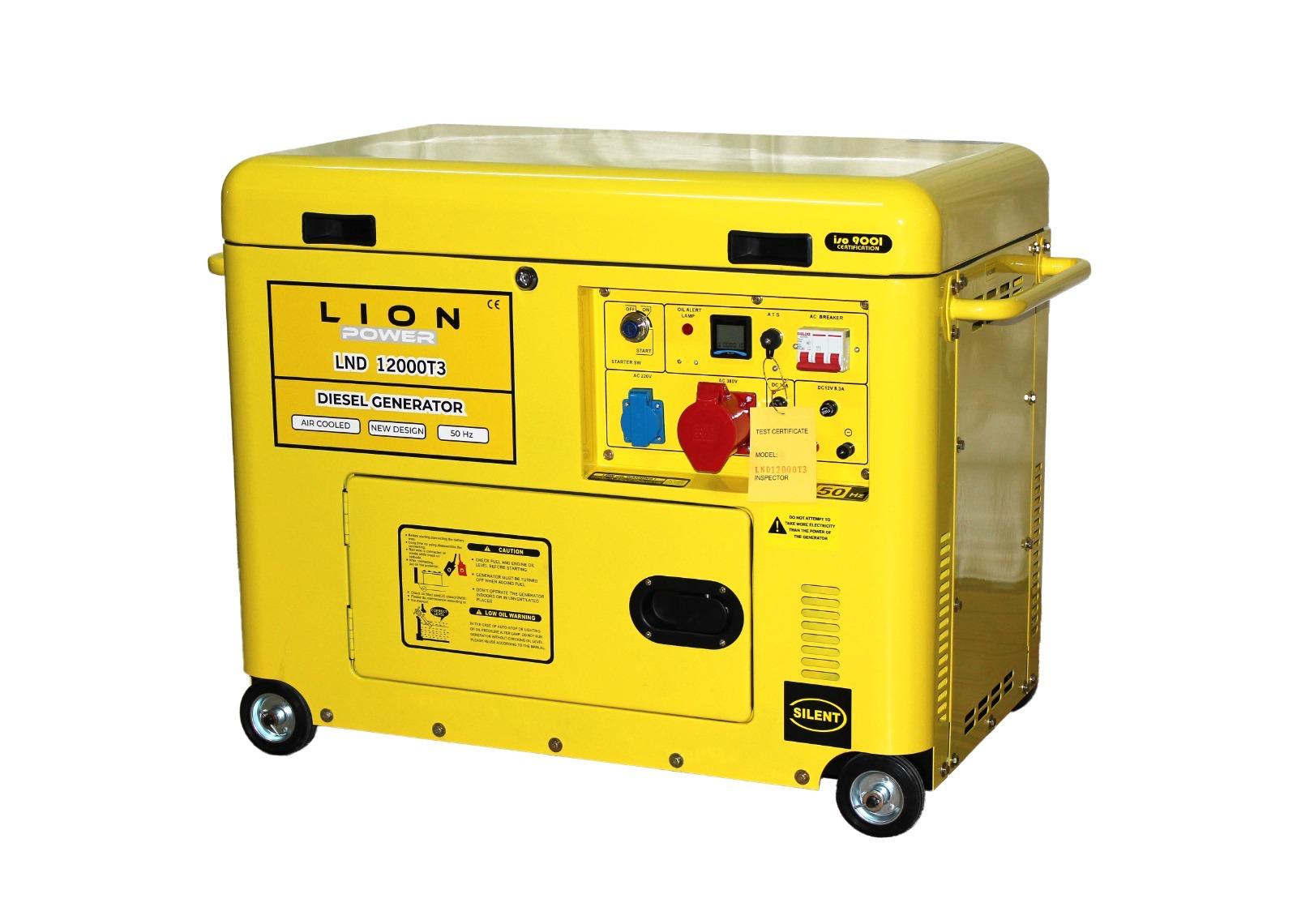 LND12000T3 Kabinli Dizel Jeneratör
